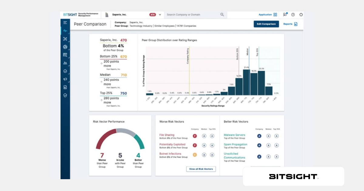 bitsight screenshot