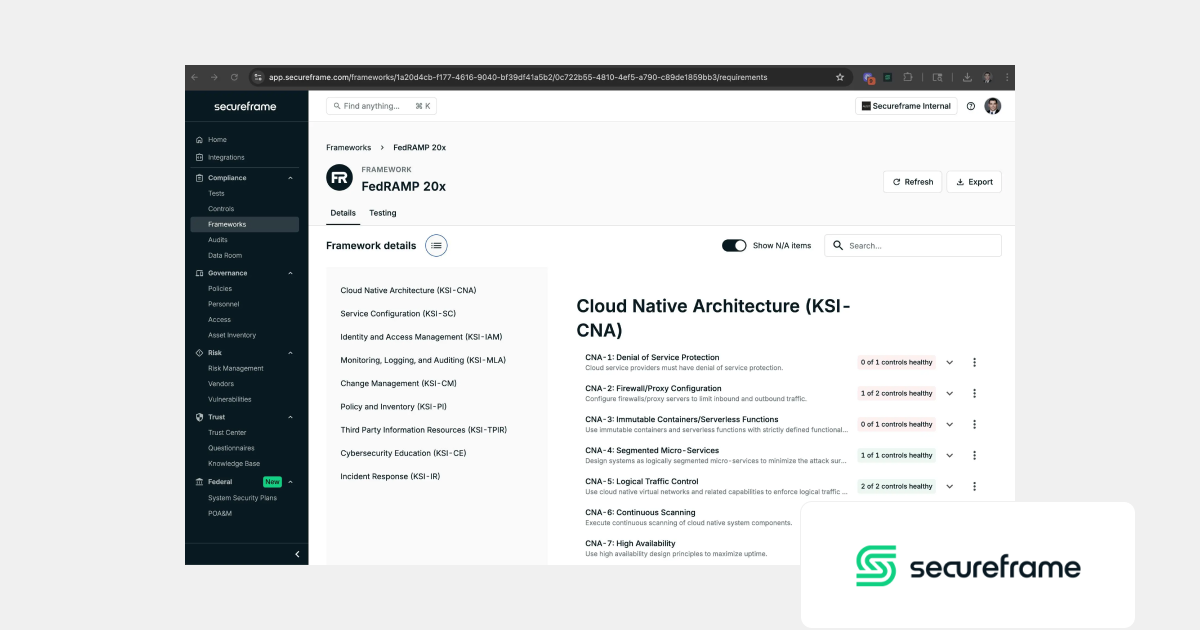 SecureFrame alternatives GRC platform guide